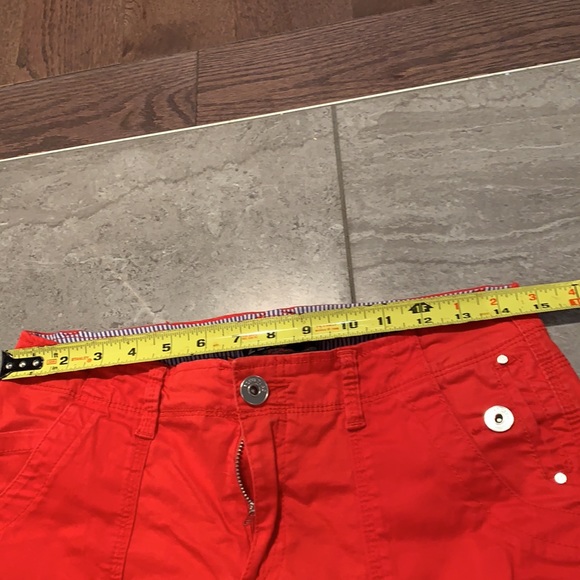 Point Zero Capris Orange-Red size US2 - Picture 7 of 7